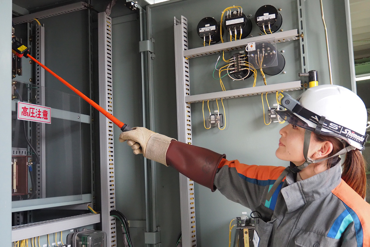 電気設備点検（２ヵ所目）